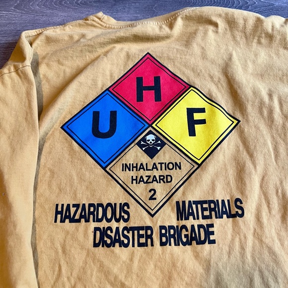 HUF Yellow long sleeve t-shirt - Picture 3 of 6